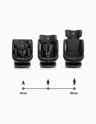 Car Seat I-Size Serena Babyauto (40-150 cm), Black Coal