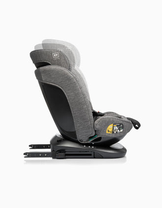 Cadeira Auto I-Size ZY Primecare Fix III (76-150Cm), Dobey Grey