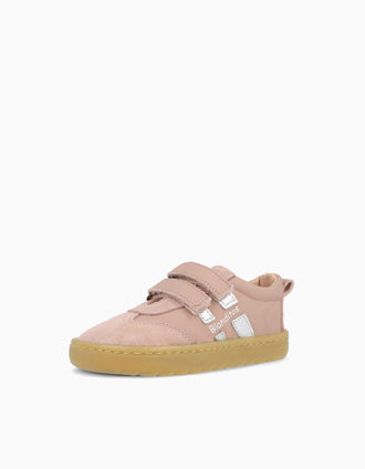 Blanditos Barefoot Lisboa trainers with touch-fasteners for baby girls, pink