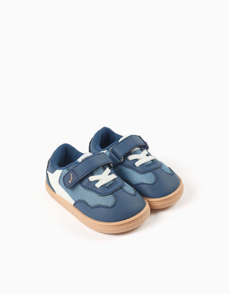 Zapatillas Blanditos Barefoot Platy para bebés y niños, azul