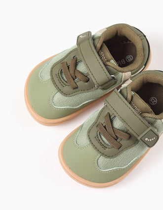 Zapatillas Blanditos Barefoot Platy para bebés y niños, verdes