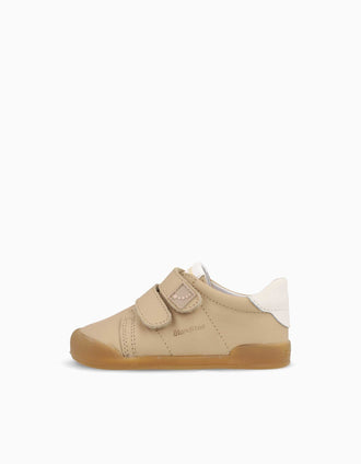 Blanditos Barefoot Londres trainers with touch-fasteners for babies, beige