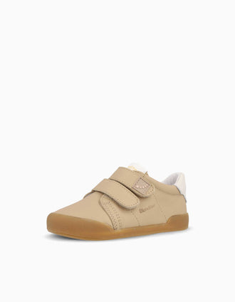 Blanditos Barefoot Londres trainers with touch-fasteners for babies, beige