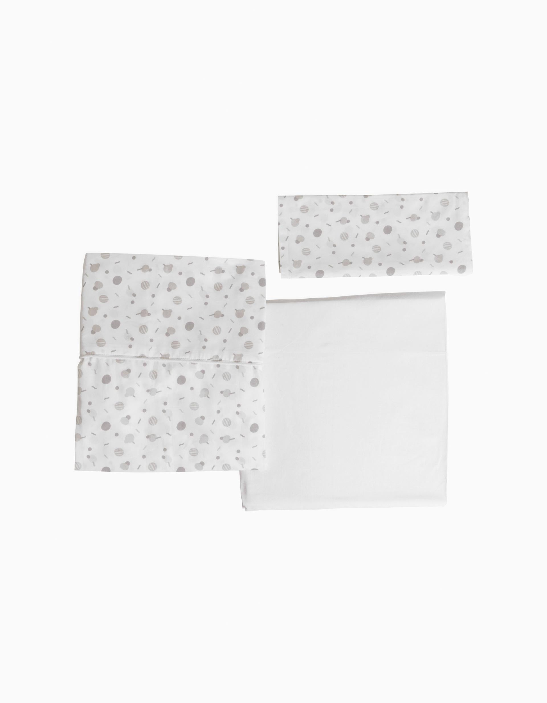 Juego de Cama de 3 Piezas Next2Me Forever Chicco, Confetti