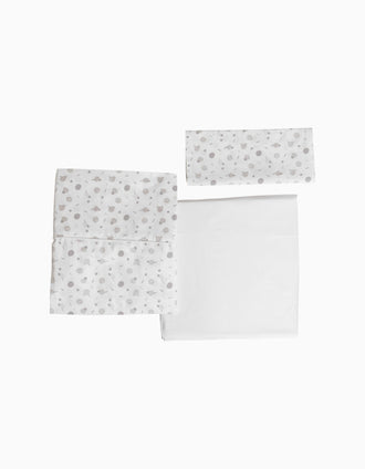 3-Piece Bed Set Next2Me Forever Chicco, Confetti