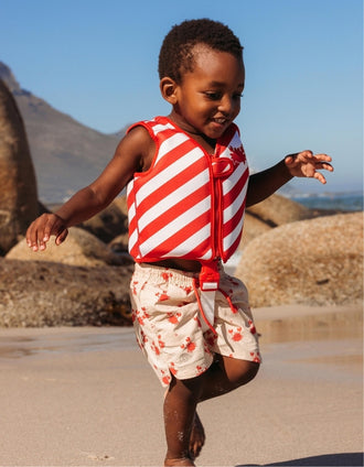 Flotation Vest Swim Essentials Crab Red 18-30Kg/3-6Y