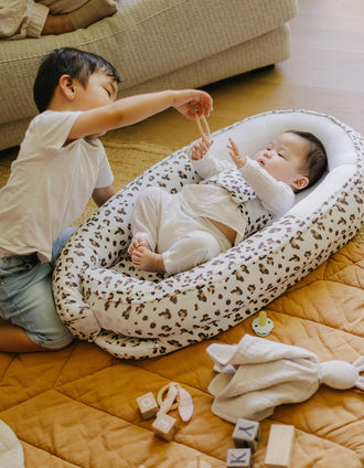 Nest Cocoon Doomoo 0M+, Beige Leopard