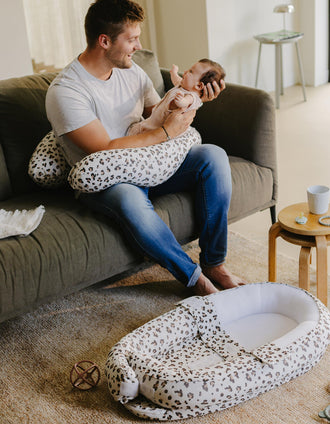 Nest Cocoon Doomoo 0M+, Beige Leopard