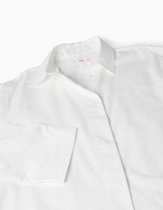 Oversized long sleeve shirt You&Me for women, white