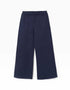 Wide leg knitted trousers You&Me for women, navy blue