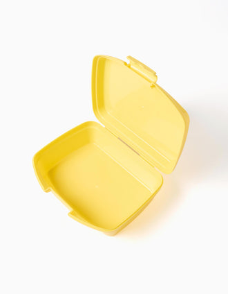 Lancheira com estampado dos Monstros das Emoções para criança, amarelo