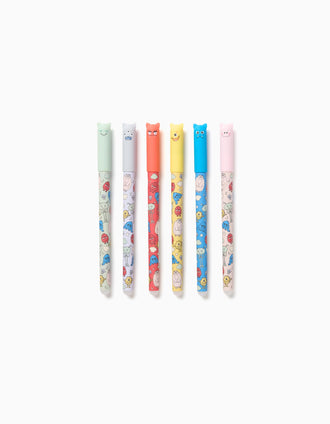 Caneta apagável com estampados Monstros das Emoções para criança, sortido