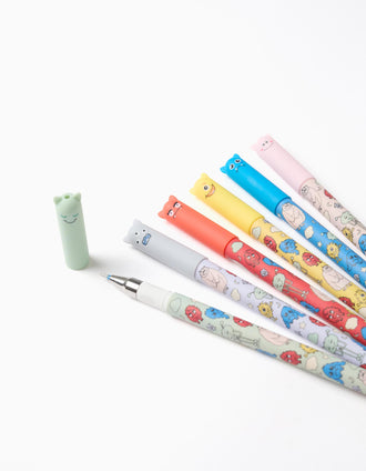 Caneta apagável com estampados Monstros das Emoções para criança, sortido