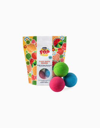 Lot de 3 Bombes de Bain Effervescentes Chicco Pop 3A+