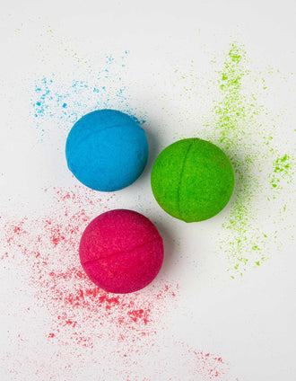 Pack of 3 Fizzy Bath Bombs Chicco Pop 3Y+