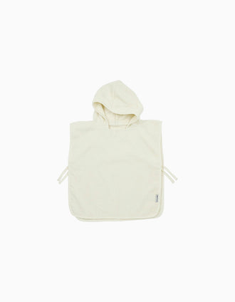 Poncho de Bain en Coton Meyco 1-3A, Popcorn Naturel