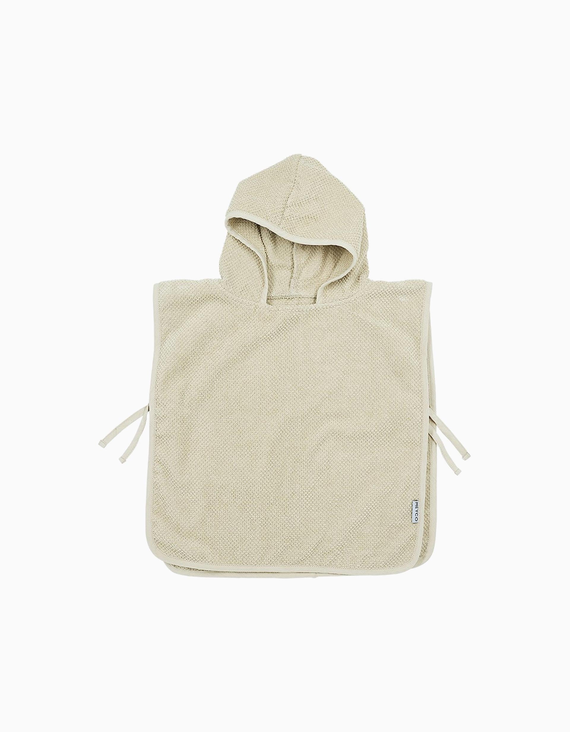 Poncho de Bain en Coton Meyco 1-3A, Soft Sand
