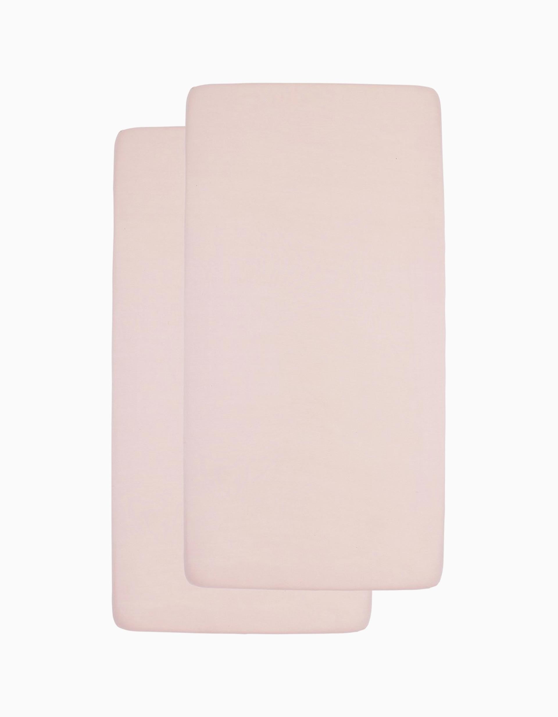 Conjunto de 2 Sábanas Bajeras Meyco 60X120 cm, Soft Pink