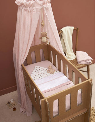 Conjunto de 2 Sábanas Bajeras Meyco 60X120 cm, Soft Pink