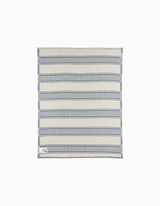 Couverture en Mousseline Meyco 75X100 cm, Stripes Indigo