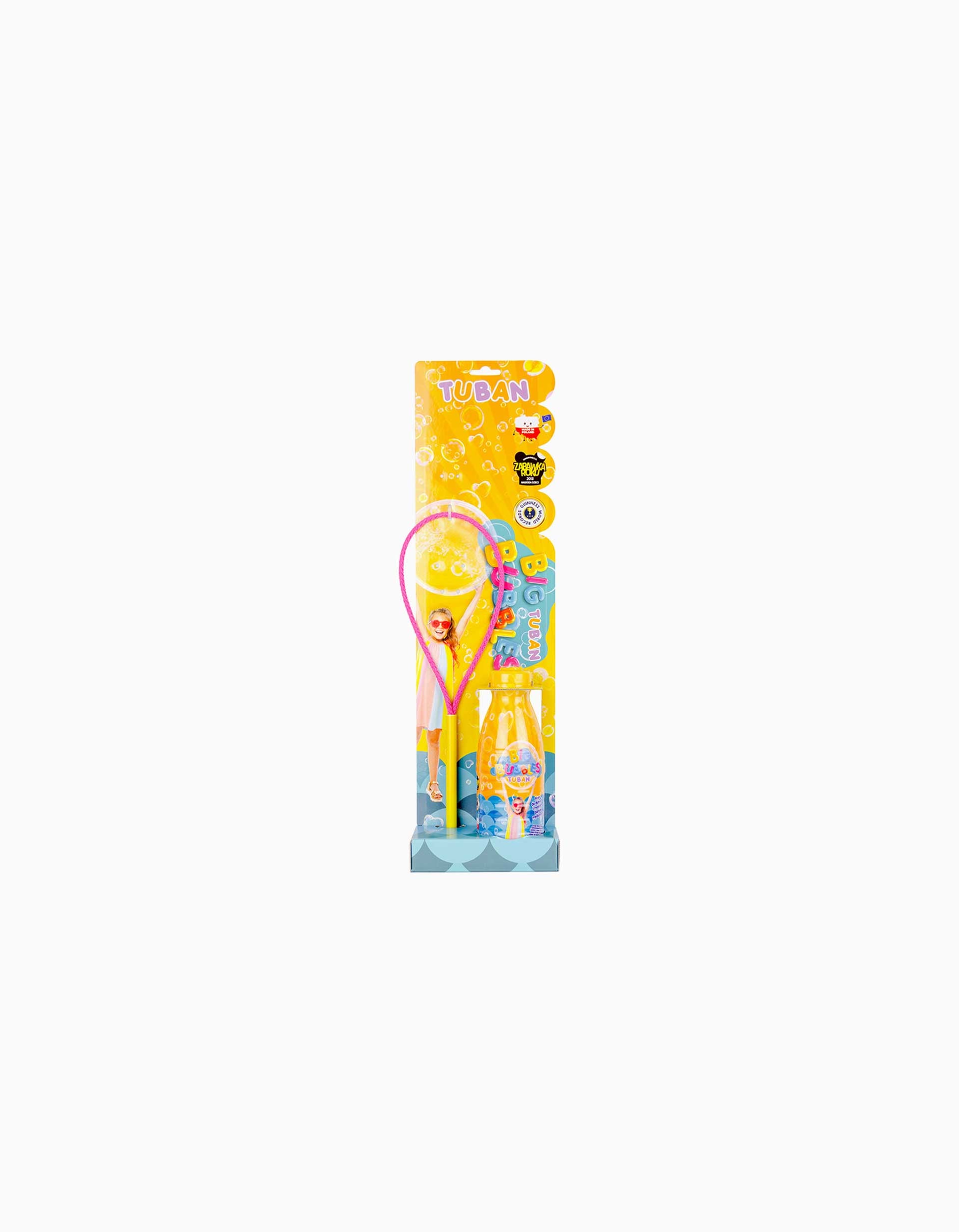 Set Anneau à Bulles de Savon & Liquide Tuban 400 ml