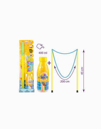 Kit de Bolas de Sabão Gigantes com Varinha Tuban 400 ml