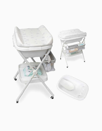 Bath and Changing Unit Stars Interbaby, White