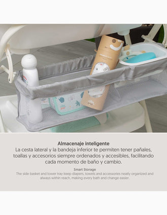Bath and Changing Unit Stars Interbaby, White