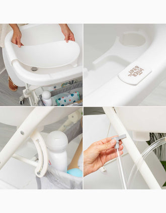 Bath and Changing Unit Stars Interbaby, White