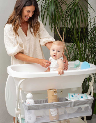 Bath and Changing Unit Stars Interbaby, White