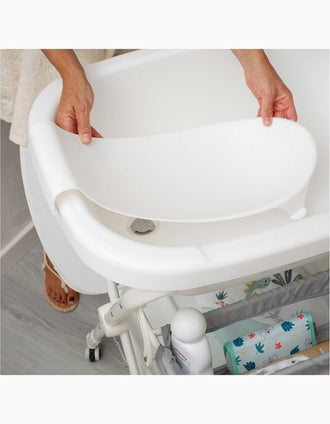 Bath and Changing Unit Stars Interbaby, White