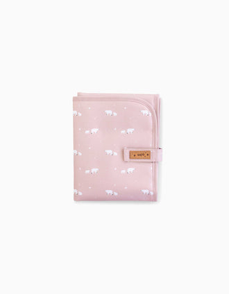 Matelas à Langer Portable Saro, Polaris Pink