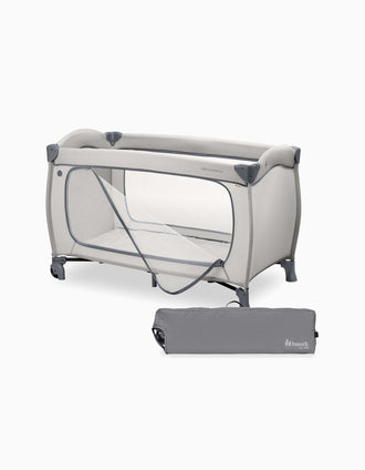 Travel Cot Sleep N Easyfold Hauck, Grey