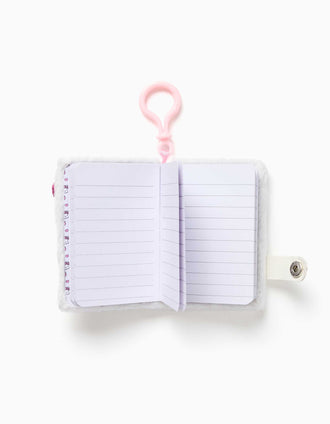 Small hanging notebook Hello Kitty for girls, white/pink