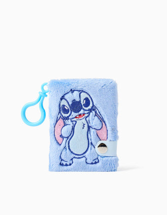 Small hanging notebook Stitch for girls, blue