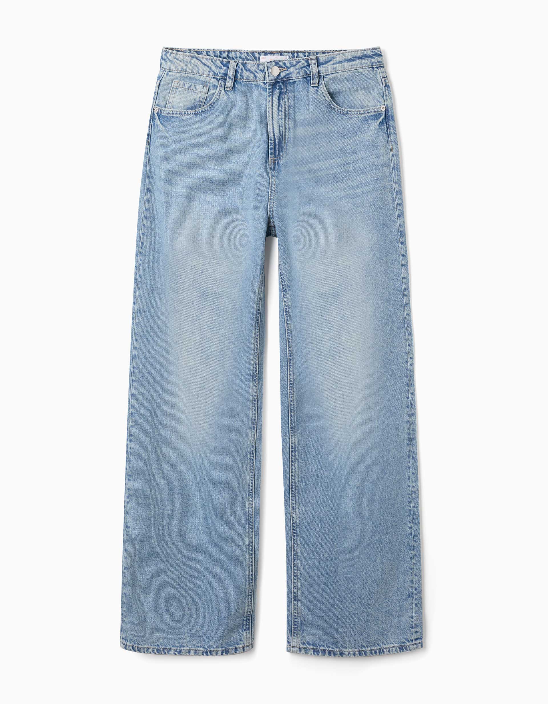 Jean à jambe large You&Me pour femme, bleu clair