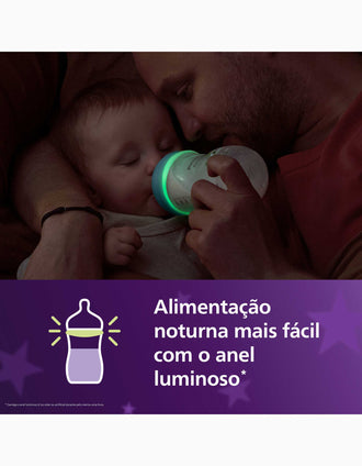 Biberão Noturno Natural Response Philips Avent 260 ml