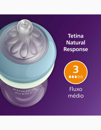 Biberão Noturno Natural Response Philips Avent 260 ml