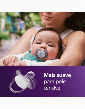 Pack de 2 Chupetas Ultra Soft Night Philips Avent, 6-18M