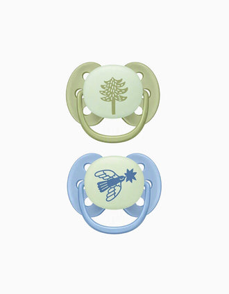 Pack de 2 Chupetes Ultra Soft Night Philips Avent, 18M+