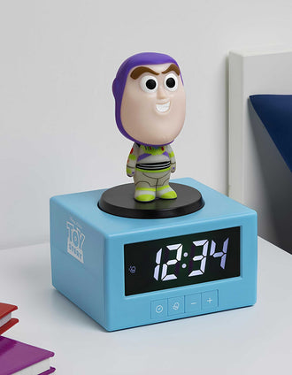 Despertador com luz de presença Disney Buzz Lightyear para criança