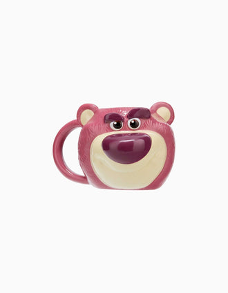 Mug with 3D Disney Lotso 680 ml, pink