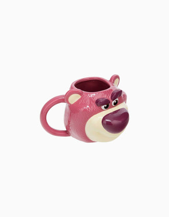 Mug with 3D Disney Lotso 680 ml, pink