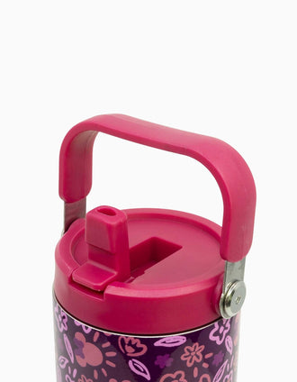 Thermal cup with handle Disney Minnie Mouse Cherrylicious 860 ml, pink