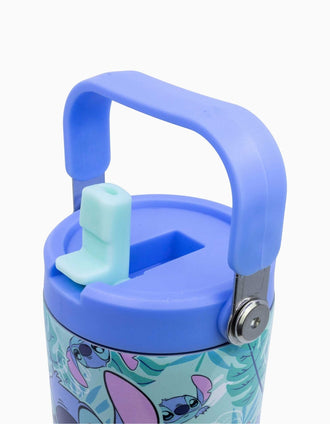 Thermal cup with handle Disney Stitch Aloha 860 ml, blue