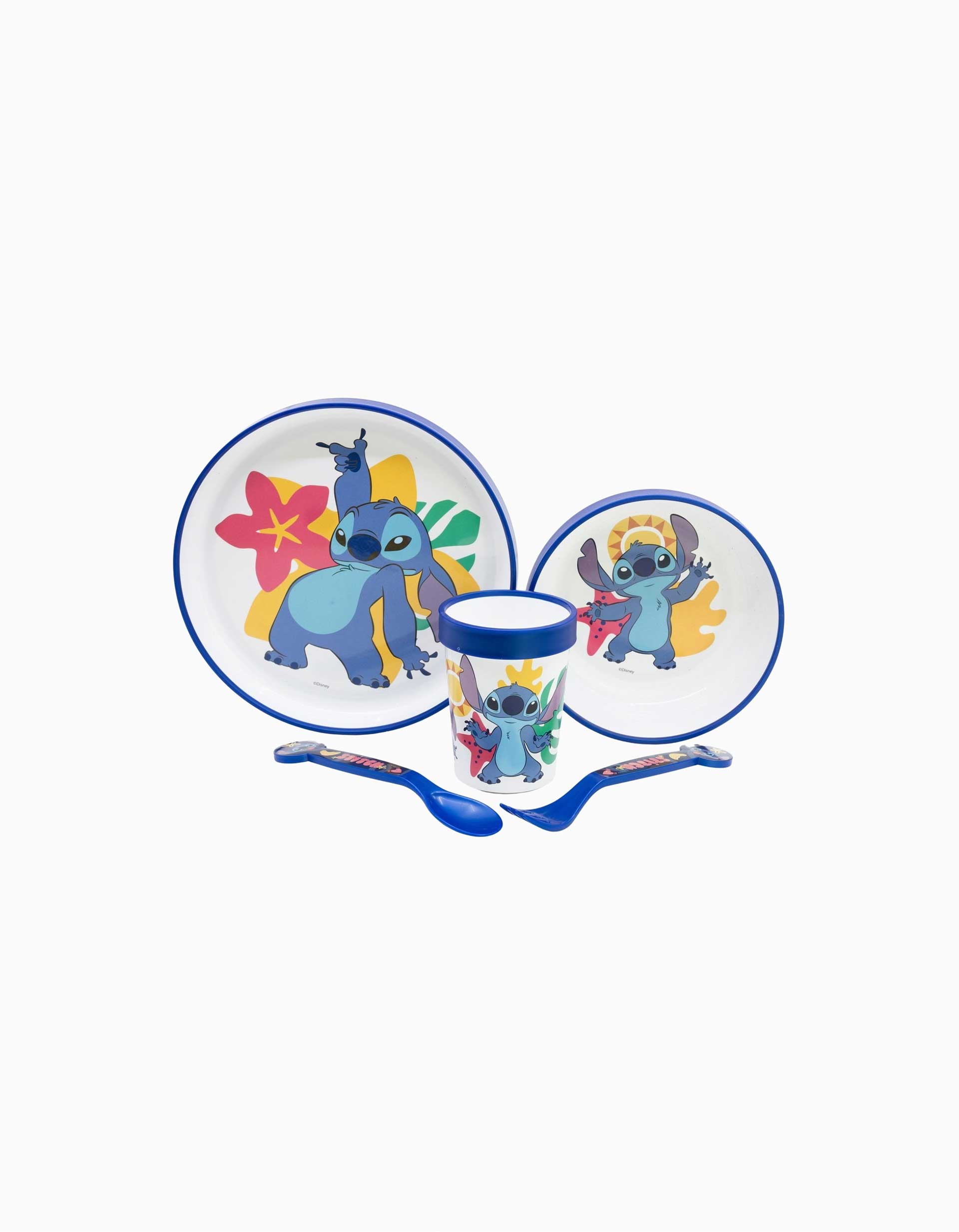 5-piece meal set Disney Stitch for children