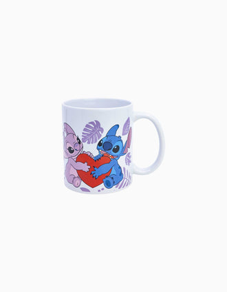 Ceramic mug Disney Stitch & Angel Safe 325 ml