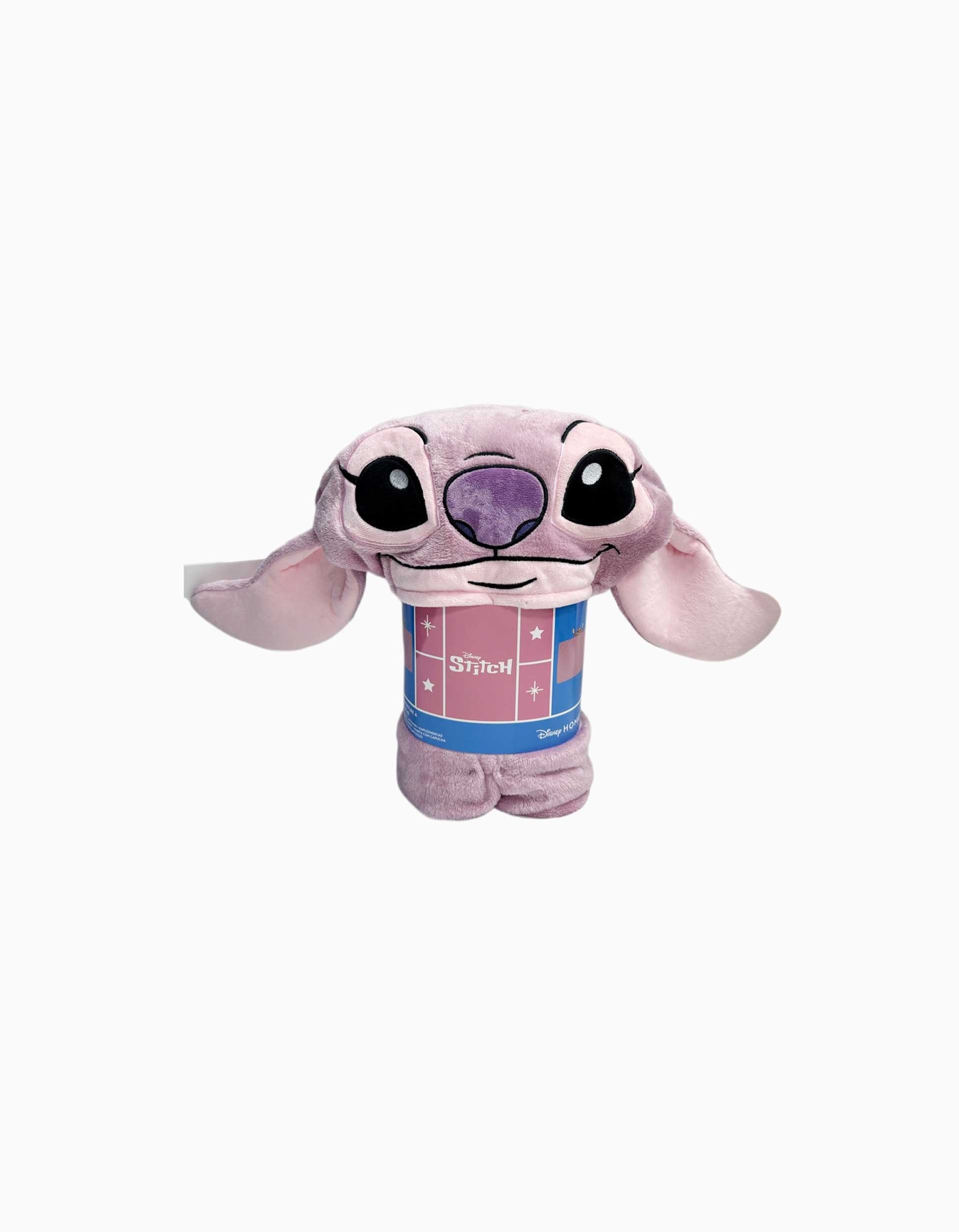 Hooded blanket Disney Angel, pink