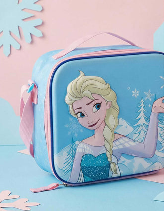 Insulated lunchbox Disney Frozen for babies and children, blue/pink