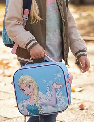 Insulated lunchbox Disney Frozen for babies and children, blue/pink
